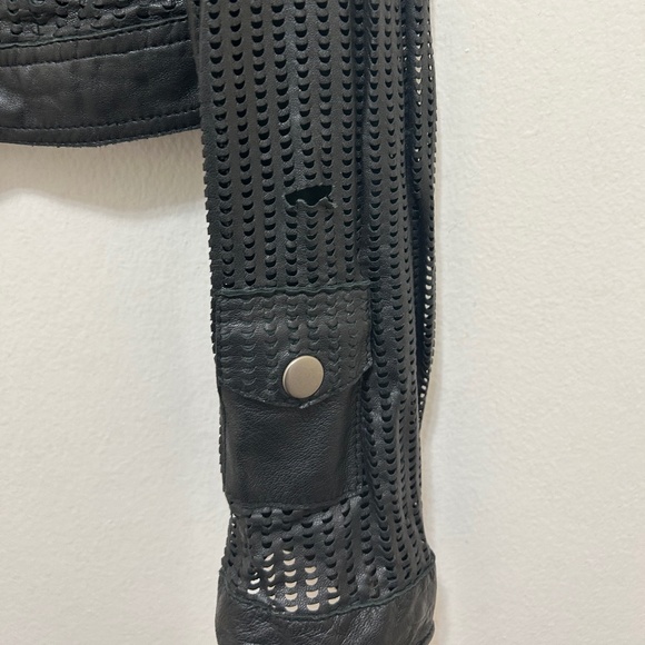 NWOT Jakett Women's Josey Black motorcycle leather jacket - Size Small - Picture 5 of 10